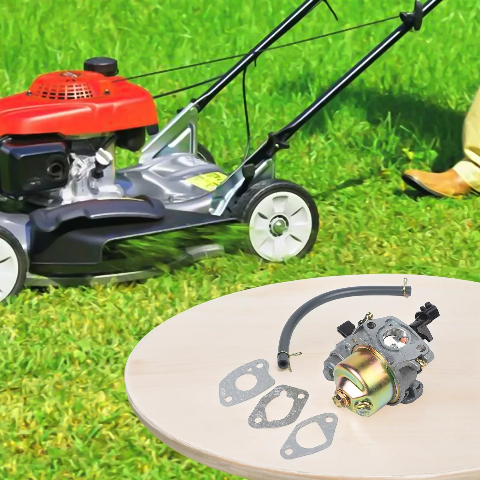 212cc Carburetor Replacement for GX140 Engine Enhanced Performance and Fuel Efficiency Easy Installation with 5 Pieces