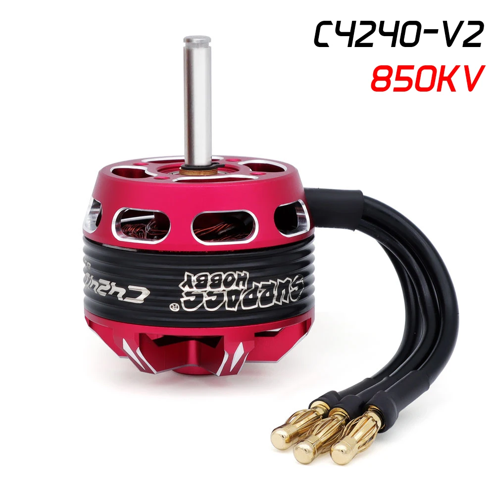 OVERTREFFEN HOBBY RC Borstelloze Motor Outrunner C28/C35/C42/C50 Serie Flier V2 14 Polen CNC voor Alle Vaste Vleugelvliegtuigen Model