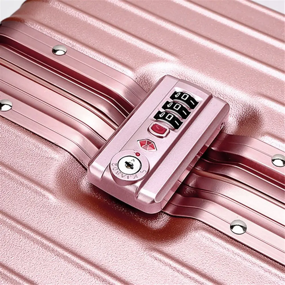 TSA Customs Password Buckle Lock Suitcase Luggage Coded Lock 3 Digit Combination Padlock Travel Anti-Theft Security Tool