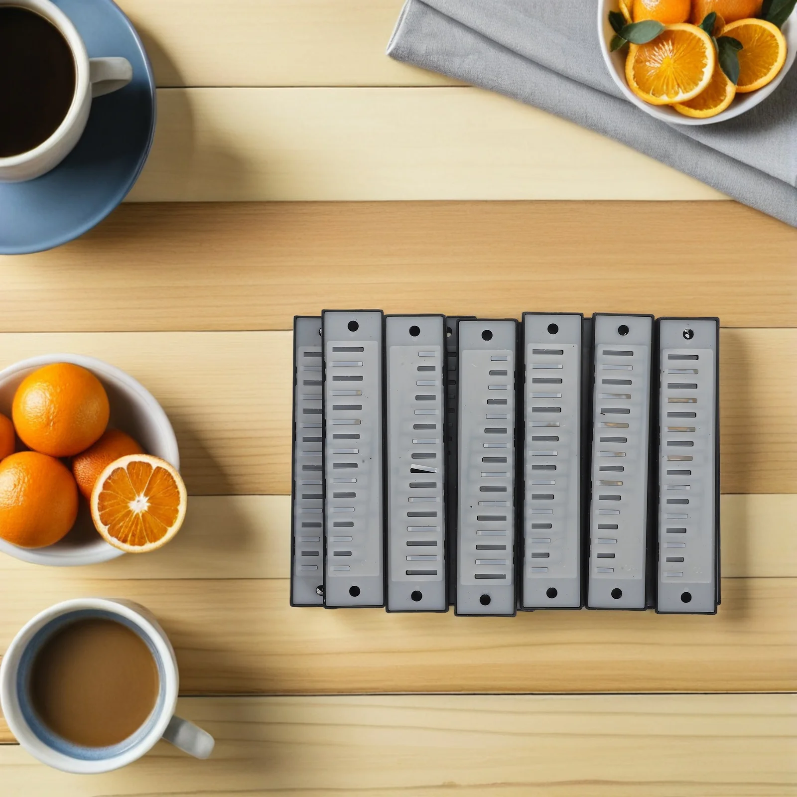 

20Pcs Plastic DIY Harmonica Set Portable Beginners Musical Instrument Educational Music Tool Creative Kids Musical Equipment