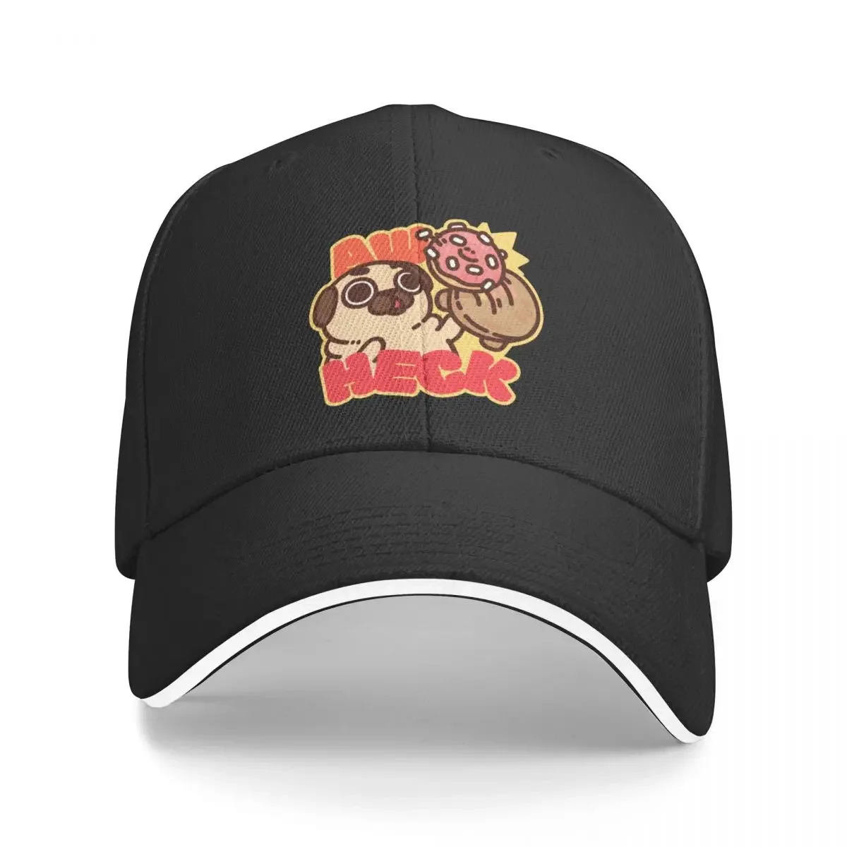 Aw Heck! Puglie Baseball Cap New In The Hat sun hat Men's Baseball Women's