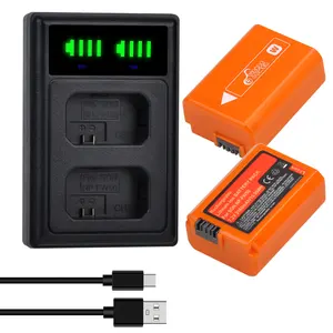 Batterie für Sony ZV-E10 NP-FW50 ZVE10 A6300 A6500 ALPHA A6000 A5000 A3000 NEX-3 A7R, USB-Ladegerät für NPFW50 12 Hauptverkauf Batterie Sony A6000 - №12