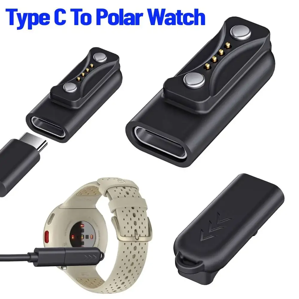 

USB C Magnetic Charger Adapter for Polar Pacer Pacer Pro Ignite 3 Vantage V3 90 Degree Connector for Easy Charging