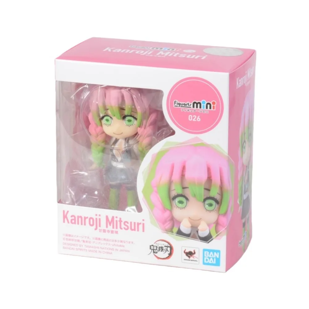 반다이 피규아츠 미니 귀멸의 칼날 칸로지 미츠리 ‌   액션 피규어 애니메이션 캐릭터 모델 장난감 데스크탑 장식품 수집용 선물