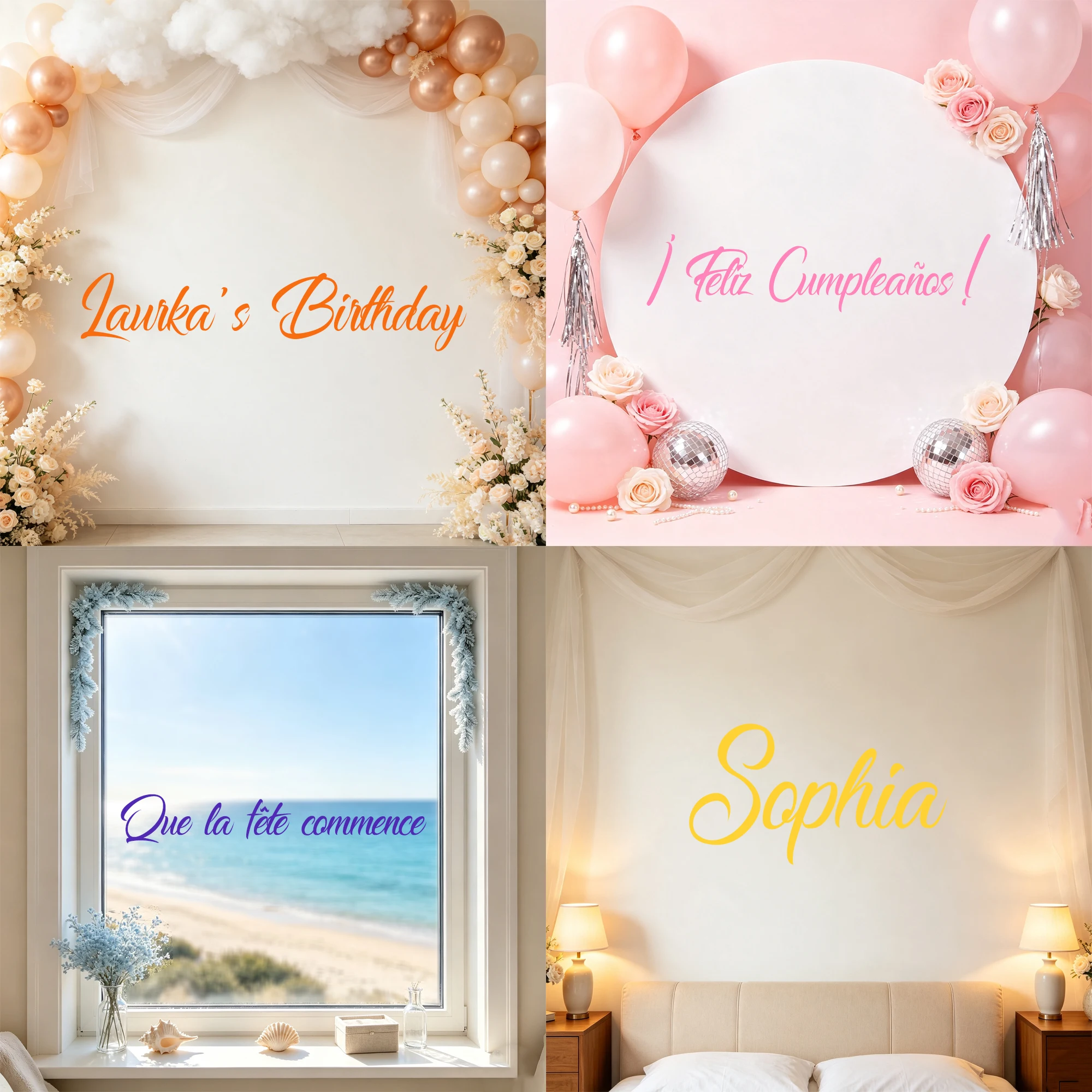 1 Stück personalisierter Party – Home Decor Names Bewertung und Preis