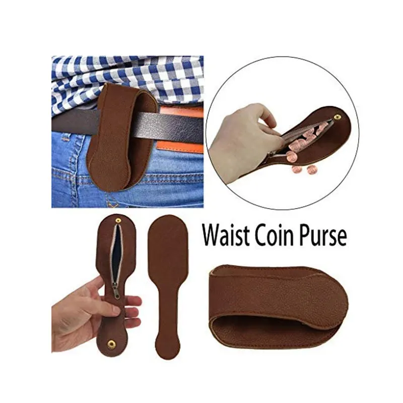 1PC EDC PU Leather Racket Sap Big Capacity Coin Purse Defense Portable Multi function Jacksap Coin Bag