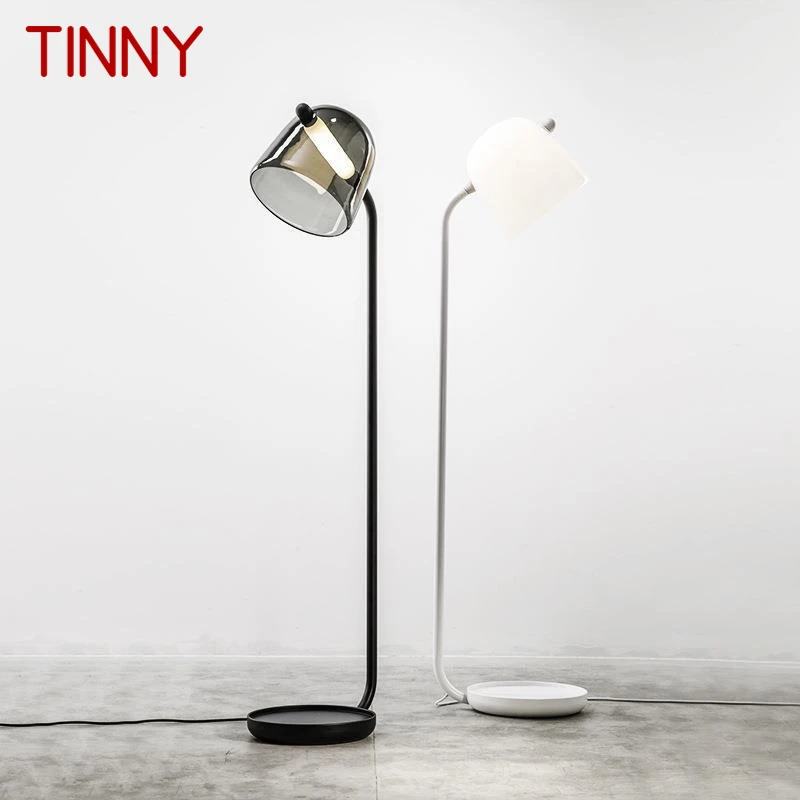 

TINNY Nordic Retro Floor Lamp Family Iiving Room Bedroom Fashionable Modern LED Decorative Standing Lamp