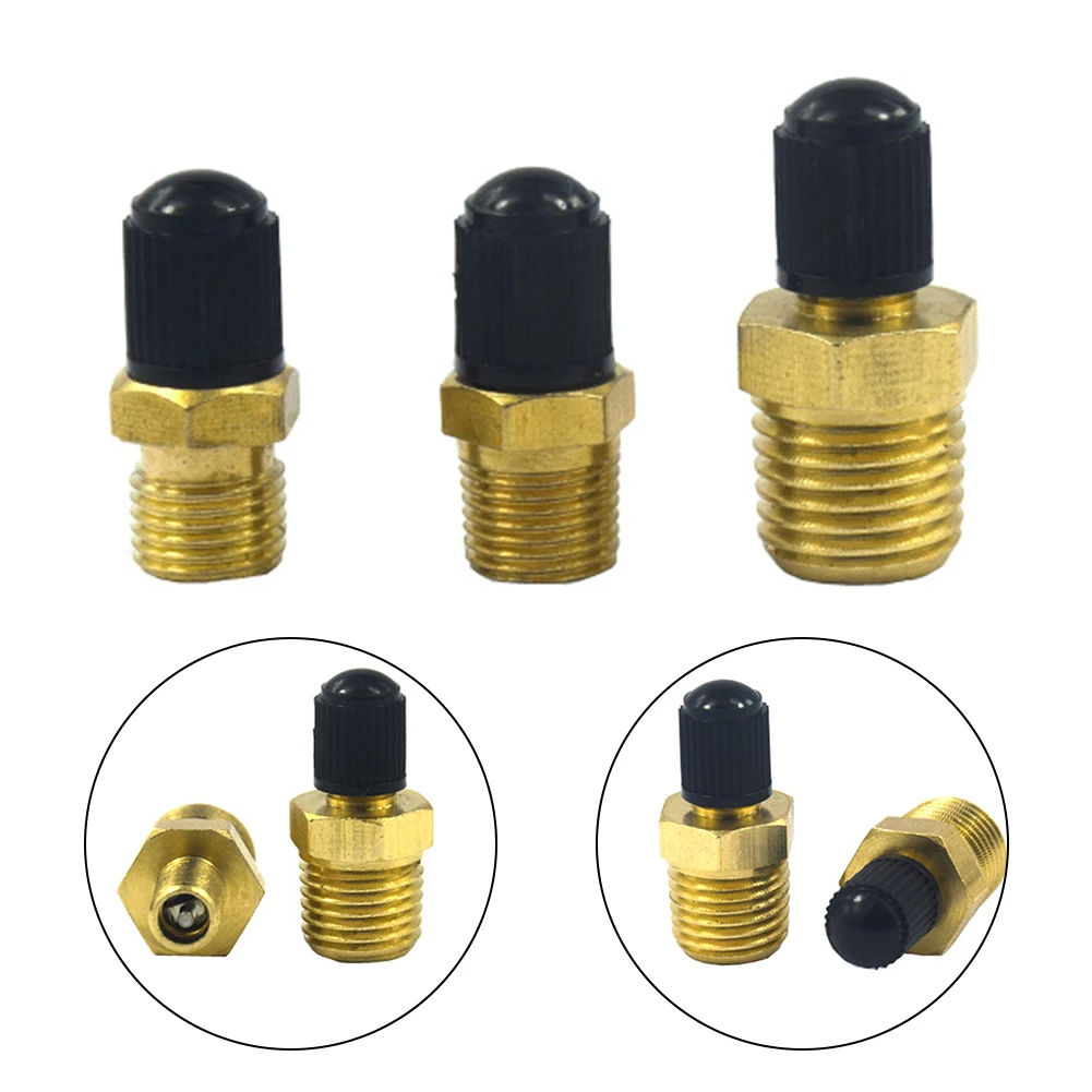 Automobile Core Tire Valve Tire Pressure Monitoring 1/4 1/8 NPT M10x1 Car Motorcycle Vacuum Tire Screw Valve Pressure Monitoring