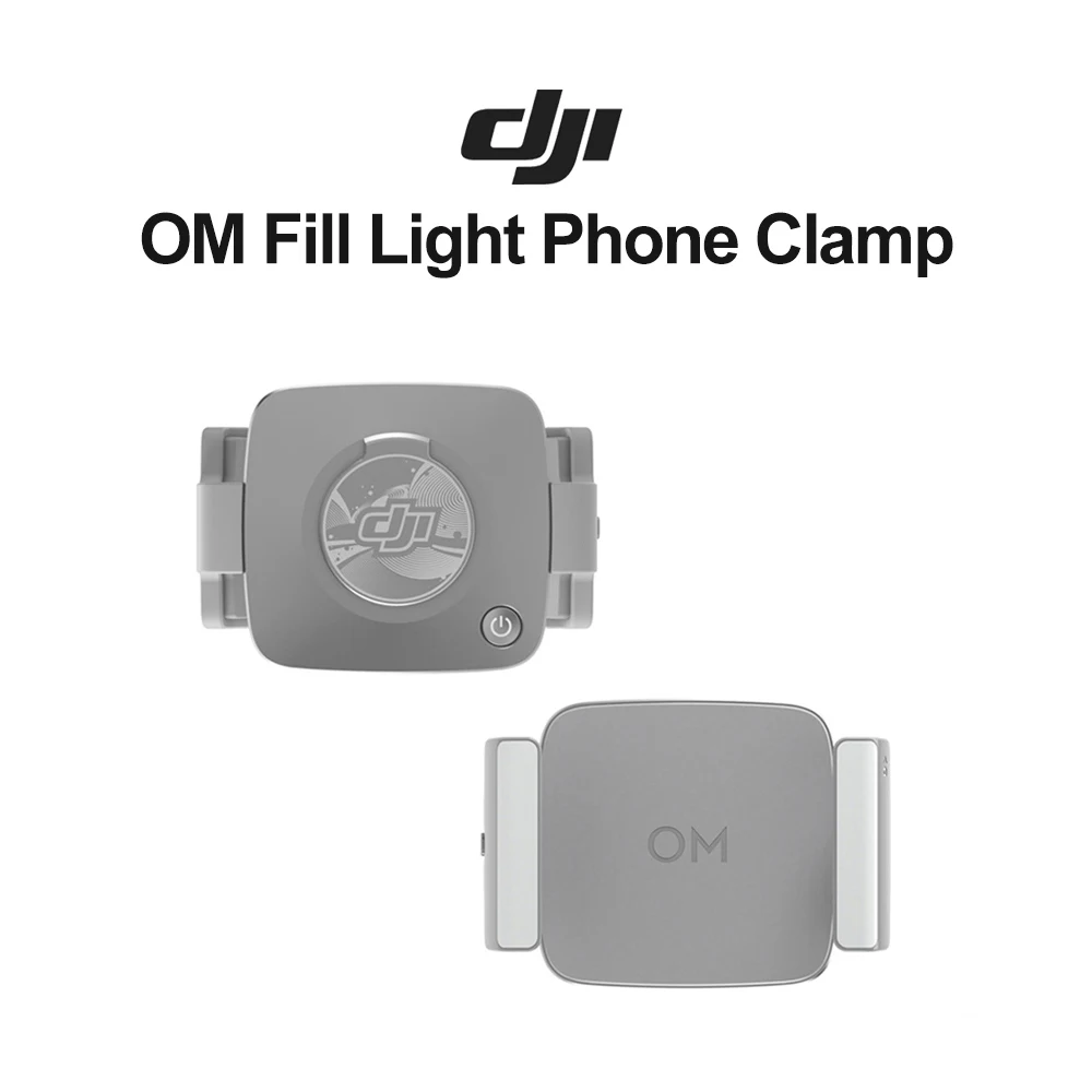 DJI OM5 ملء ضوء الهاتف المشبك ل DJI OM 5 4 SE المغناطيسي تصميم مع سطوع قابل للتعديل و درجة حرارة اللون الأصلي