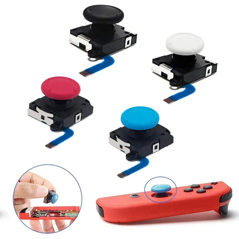 

Replacement Joystick For Nintendo Switch Oled Joy Con Controller NS Lite 3D Analog Thumb Stick Rocker Sensor Tool Accessories