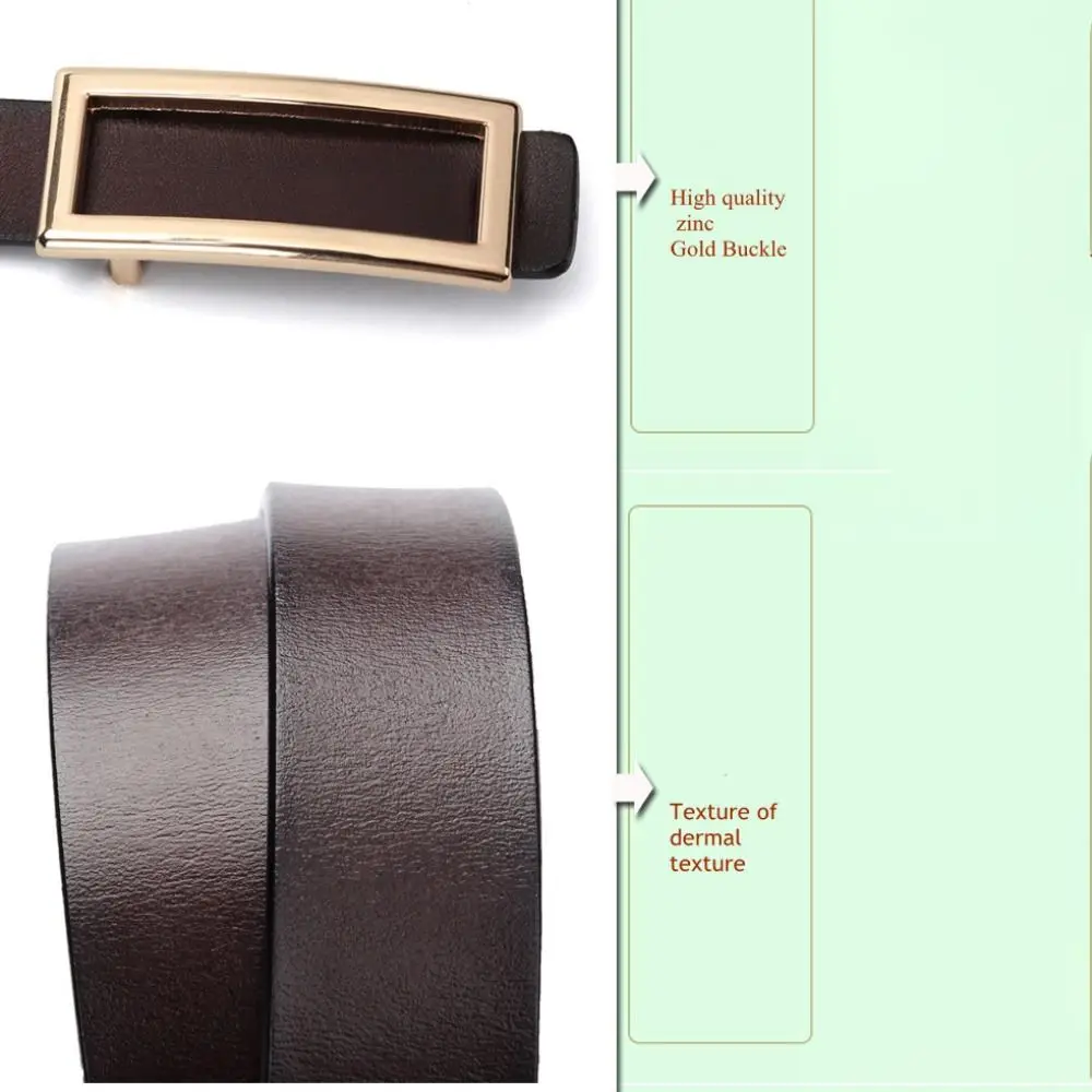 حزام الخصر أزياء أحزمة جلدية حقيقية مستطيل مشبك فستان أنيق حزام الزخرفية قابل للتعديل نحيل رقيقة حزام السيدات