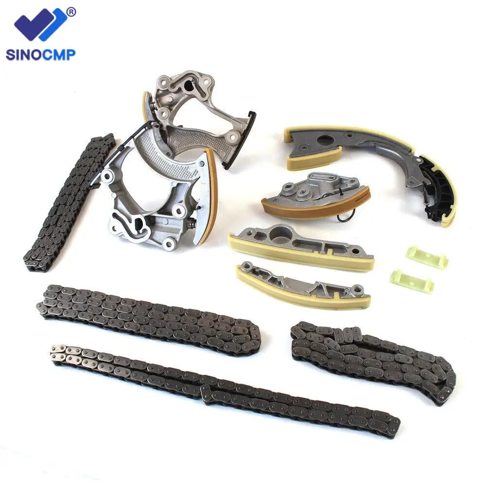 12 sztuk zestaw łańcucha rozrządu dla AUDI A4 A6 A7 A8 Q5 Q7 VW TOUAREG 3.0T C6 CJTC CJTB CNAA CJWB nowy z 2 lata gwarancji