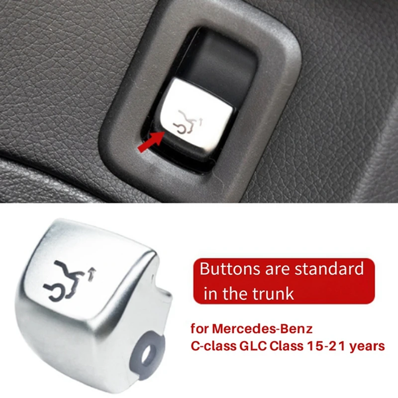 Car Tailgate Control Switch Repair Button Cover For Mercedes-Benz C-CLASS W205 GLC W253 2015-2021 Trunk Switch Button Parts