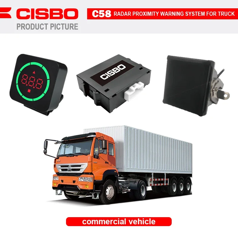 نسخة أجهزة الاستشعار 77 جيجا هرتز مستشعر مضاد للتصادم نظام تجنب الاصطدام نظام تحذير القرب الرادار للمركبات التجارية #3