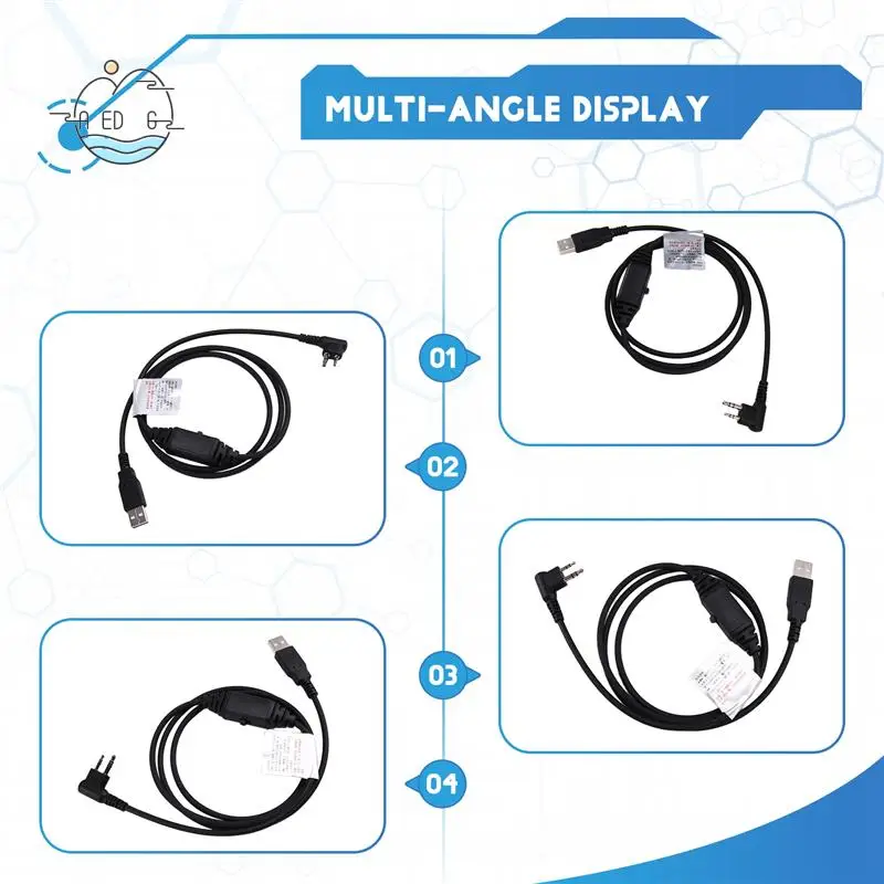 

USB-кабель для программирования AED6-PC63 для рации Hytera PD500 PD506 PD560 PD580 PD590