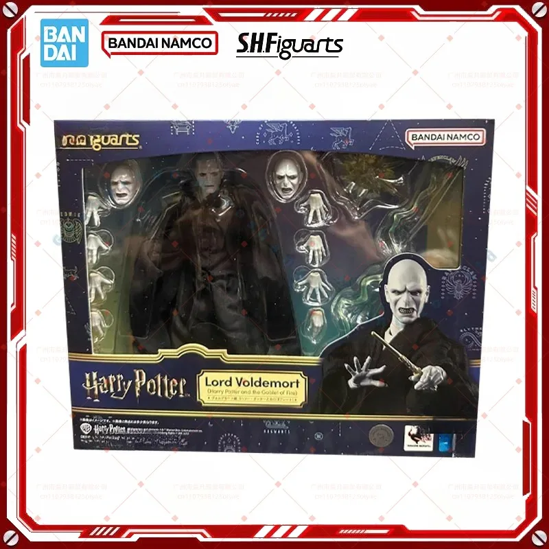 

Оригинальный конструктор Bandai Harry Potter: Кубок огня, модель SHF, фигурка Лорда Волан-де-Морта, коллекционная готовая модель-игрушка