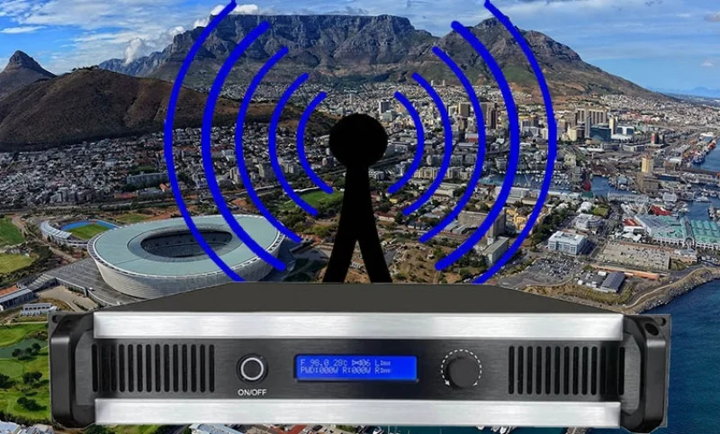 طقم جهاز إرسال راديو FM بقدرة 600 وات و600 وات