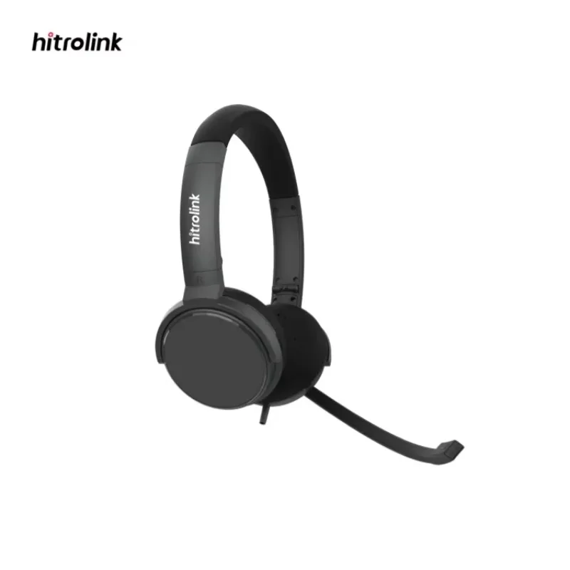 2025Hitrolink headset Noise Cancelling Wired Headset With Microphone for customer service center
