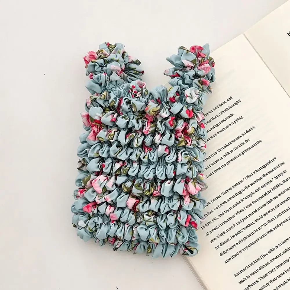 Reusable Bubble Foldable Stretch Bag Shopping Bag Multi Purpose Pleated Flexible Handbag Large Capacity Handheld