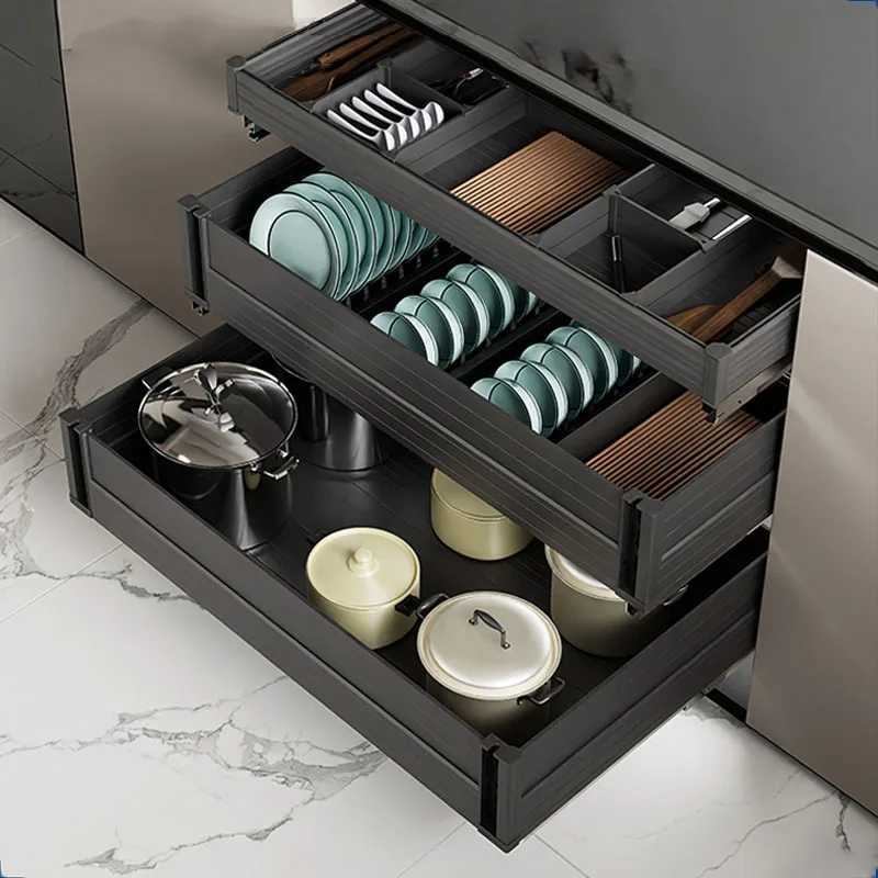 ZRF1 Professional Service Modern Slide Drawer Adjustable Metal Sink Under Storage Multifunctional 5 Year Kitchen