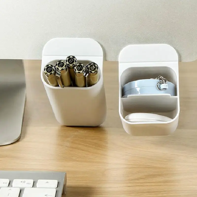 Lightweight Multifunctional Desktop Pen Holder Simple Storage Box Office Desk Organizer for Stationery Small Items