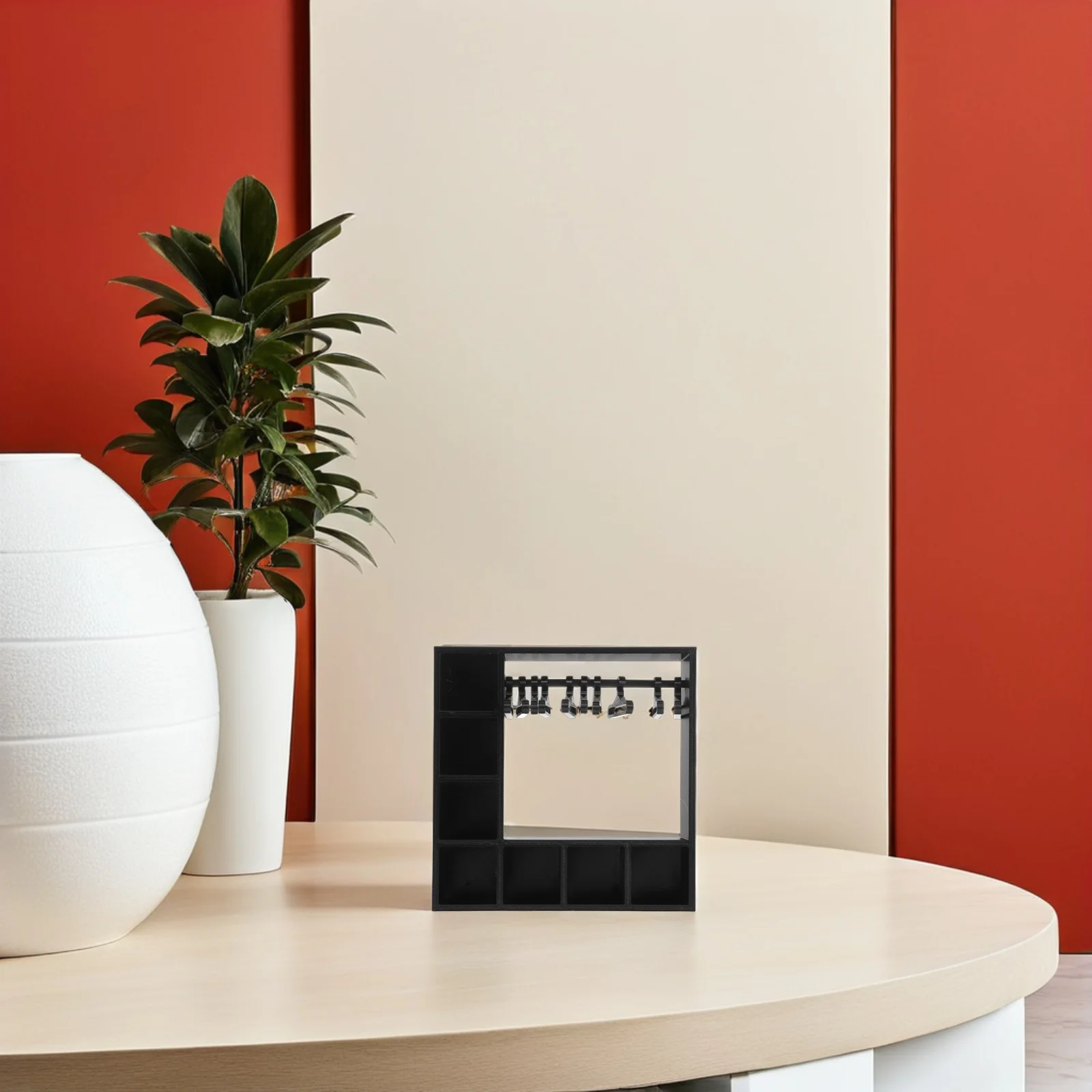 

1 комплект, мини-шкаф, вешалка для девочек 17 см, стильная мебель для кукольного домика, дисплей для хранения одежды, компактный портативный