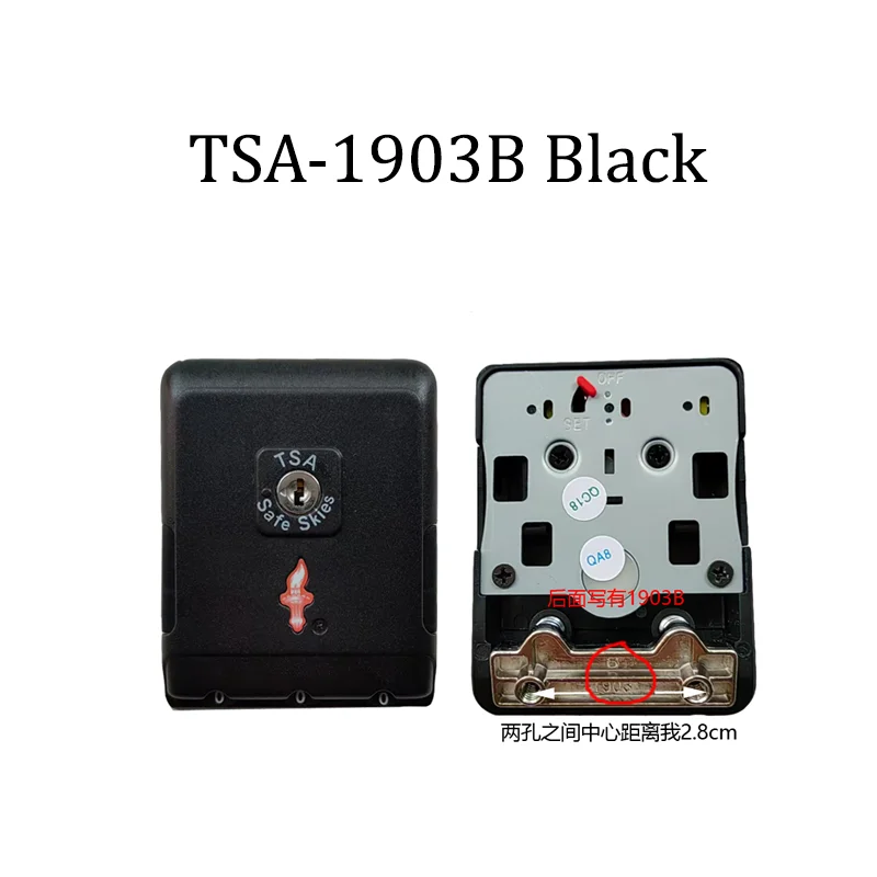 For TSA-1808/TSA-1903 Original Baggage Customs Lock Luggage Accessories Combination Lock Simple Portability Anti-theft Security