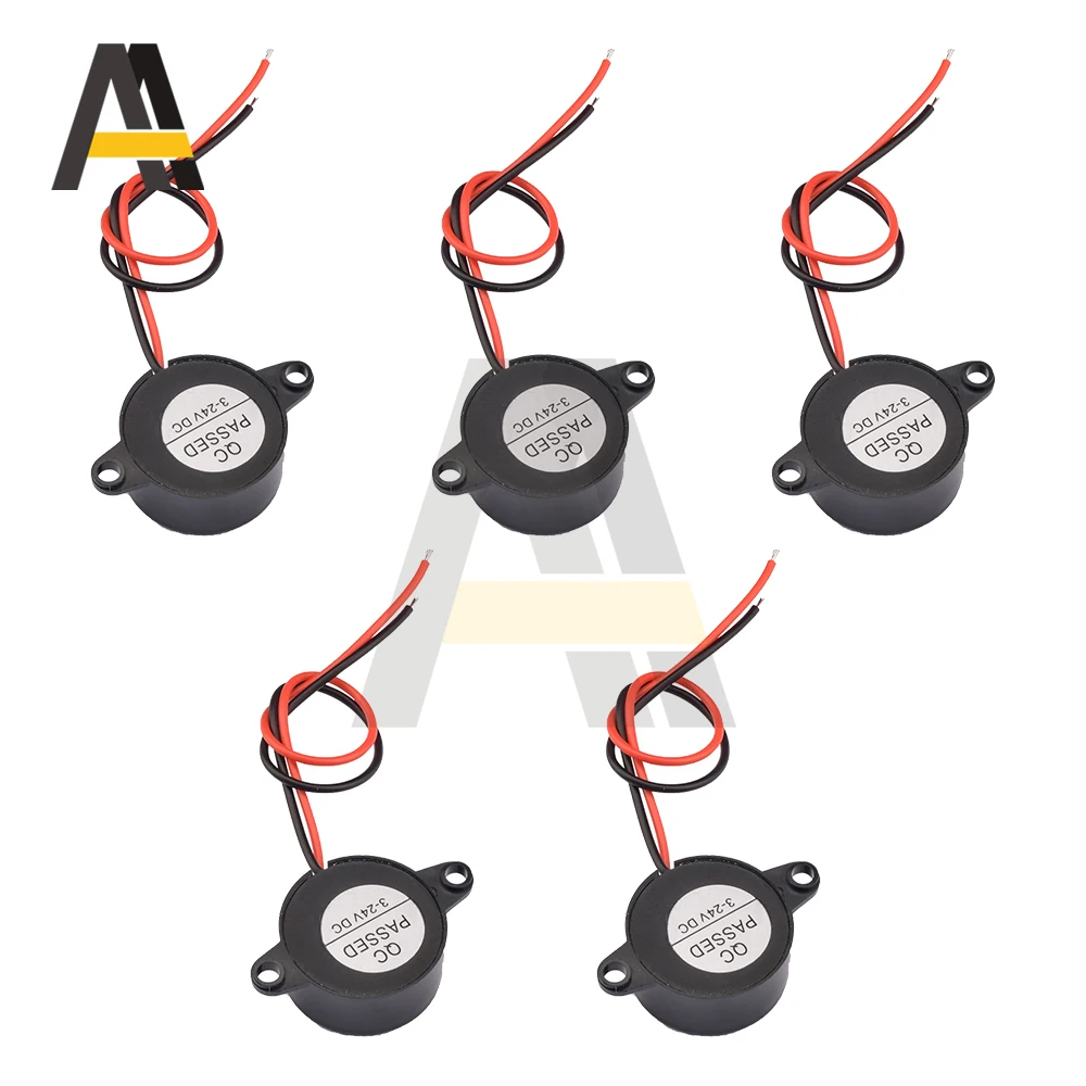 SFM-20B DC3-24V دائم 3-24 فولت بيزو صفارة إلكترونية إنذار 90DB الصافرة المستمرة لشاحنة سيارة اردوينو #2