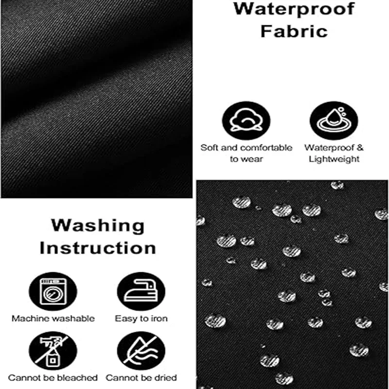 Chef's Work Clothes Apron Half Body Men's and Women's Apron For Hotel Restaurant Kitchen Catering Commercial Use