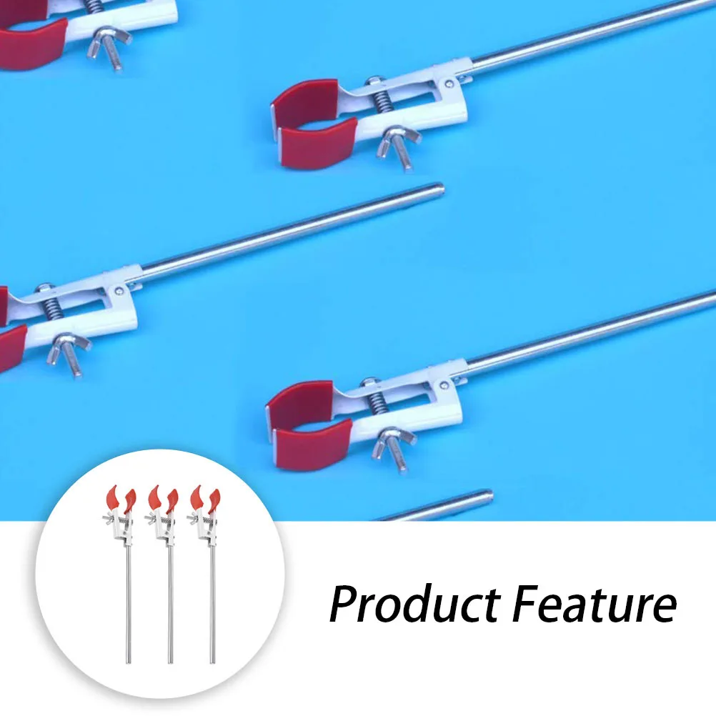 

3pcs Red Beaker Laboratory Supplies Bottle for Chemistry Lab Equipment Laboratory Flask Clamp Holder Supplies Tube Holder