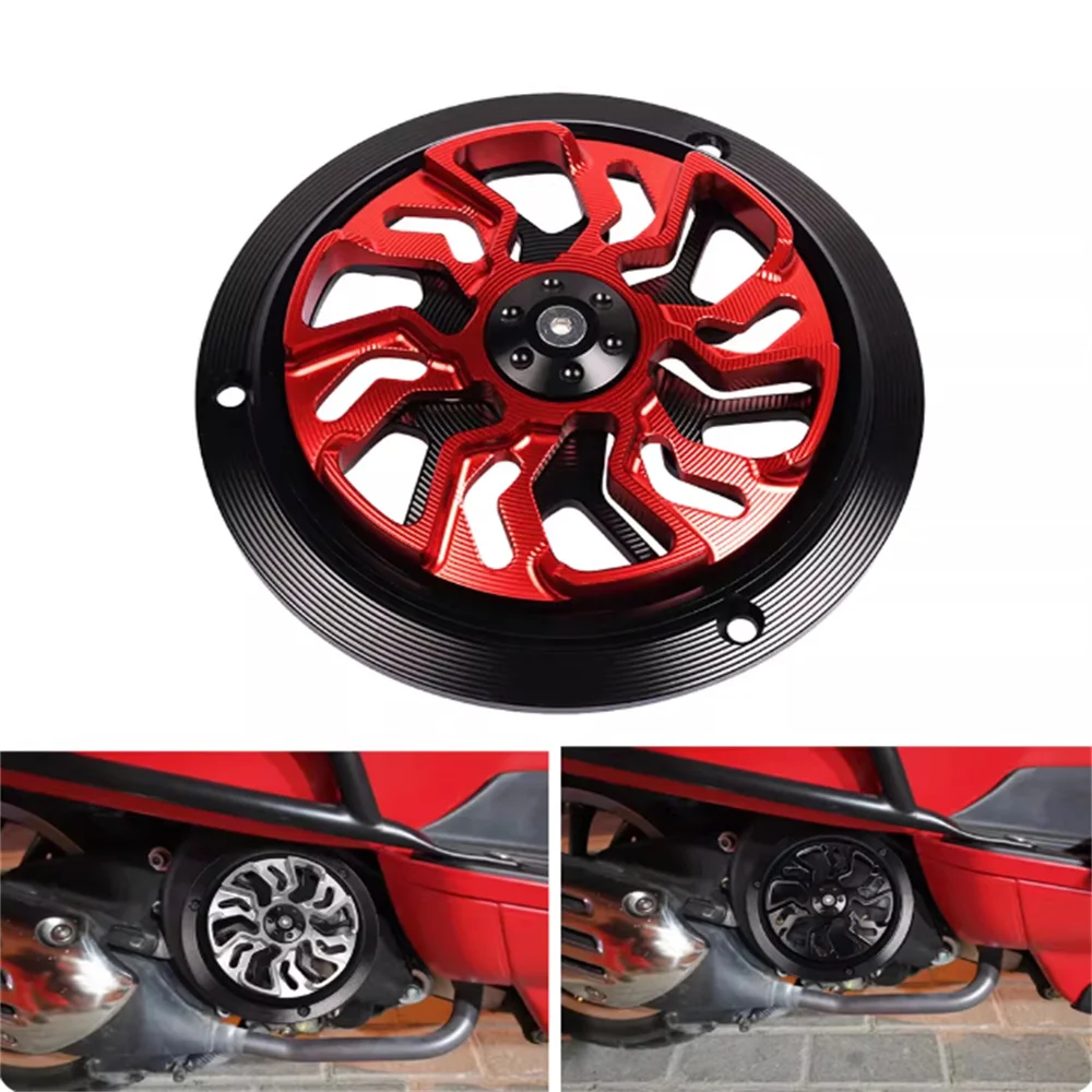 

For Vespa Sprint 150 Primavera 150 GTS 300 engine cooling fan cover modification rotating cooling decorative fan cover