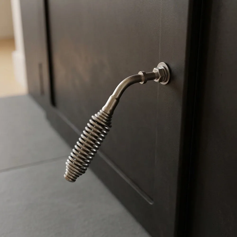Heat Insulated Grip Stove Handle Precisely Curved Design High Temperature Resistance Compact Kitchen Accessory