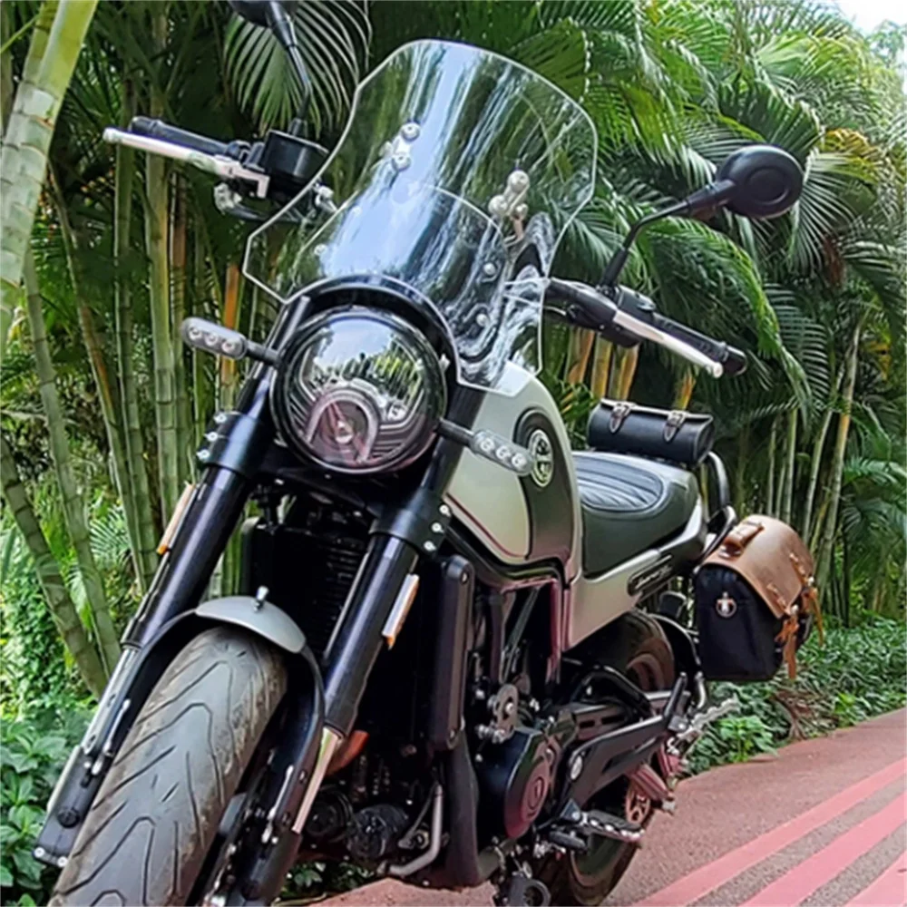 

For Benelli Leoncino 500 Windshield modification high-quality windshield and front windshield panel accessories