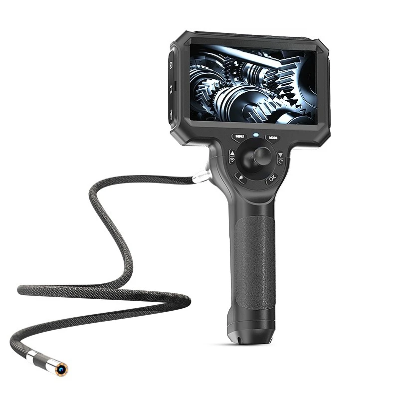 Universal 360 ° rotating endoscope, ultra-fine 3.9mm lens gearbox industrial endoscope