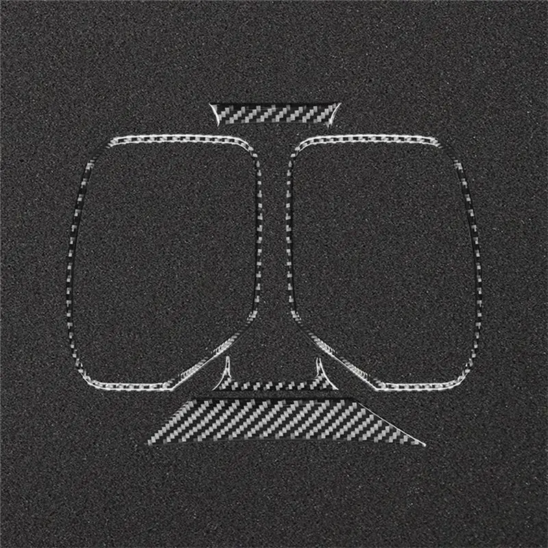 A76T-Carbon Fiber For Camaro 2010-2015 Dashboard Speedometer Panel Frame Dash Trim Cover Interior Accessories