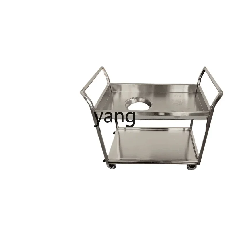 Lmm commercial stainless steel residual car canteen restaurant dining car tableware collection car