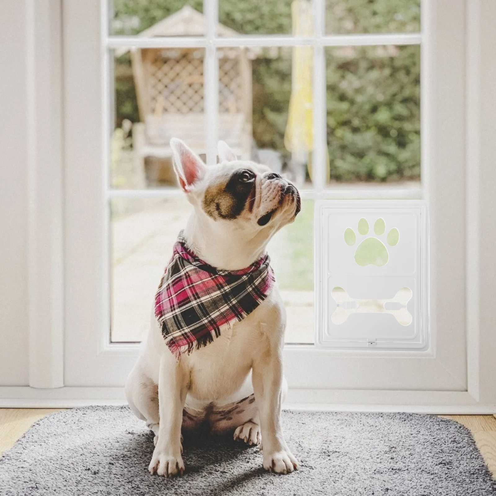 

1Pcs Pet Screen Door Magnetic Automatic Lockable Flap for Small Dogs Cats Hanging Screen Window Door Pet Supplies