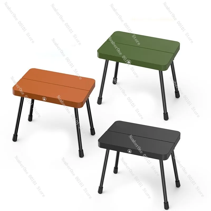 Outdoor Camping Storage Box Folding Stool | Portable folding chair fishing bench