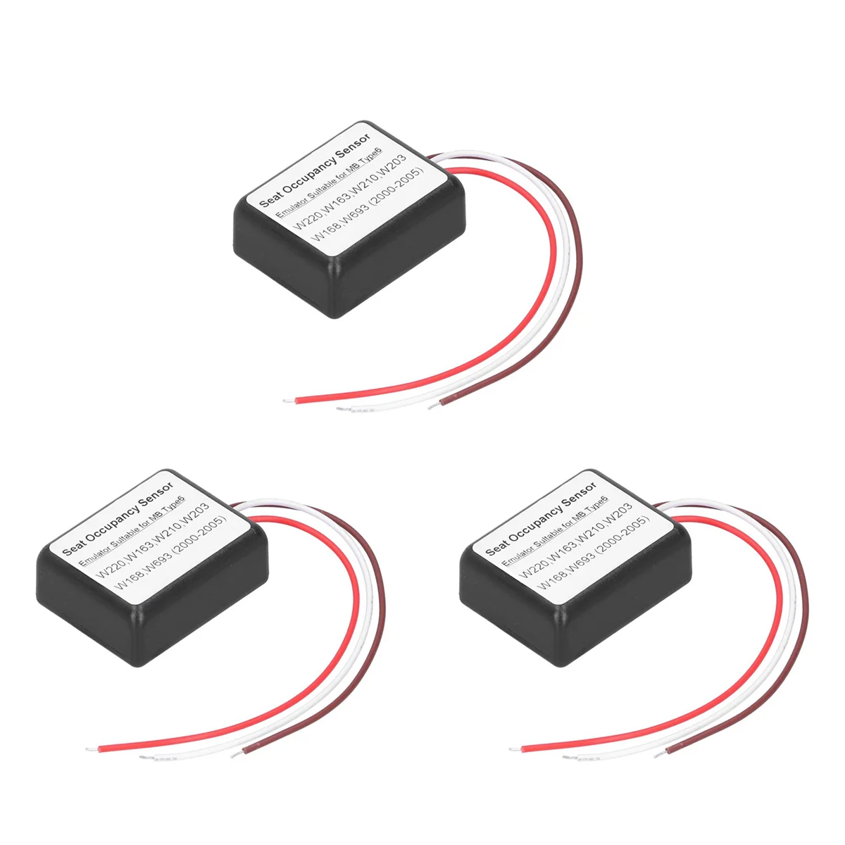 

3 эмулятора датчика SRS сиденья для типа 6 W220, W163, W210, W168, W639 и даже более 2000-2005