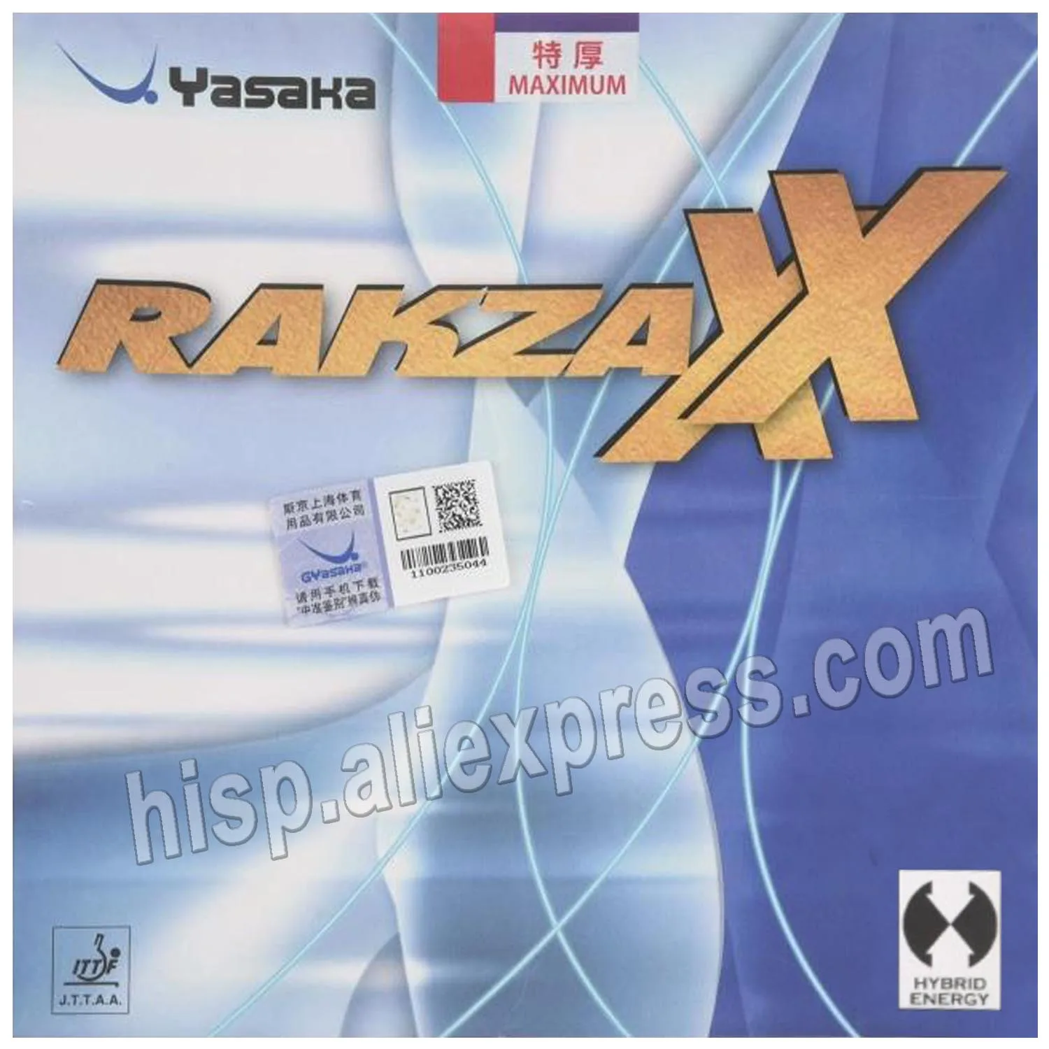 

YASAKA RAKZA XX RAKZAXX RKXX Table Tennis Rubber Pips-In Yasaka Original Ping Pong Sponge