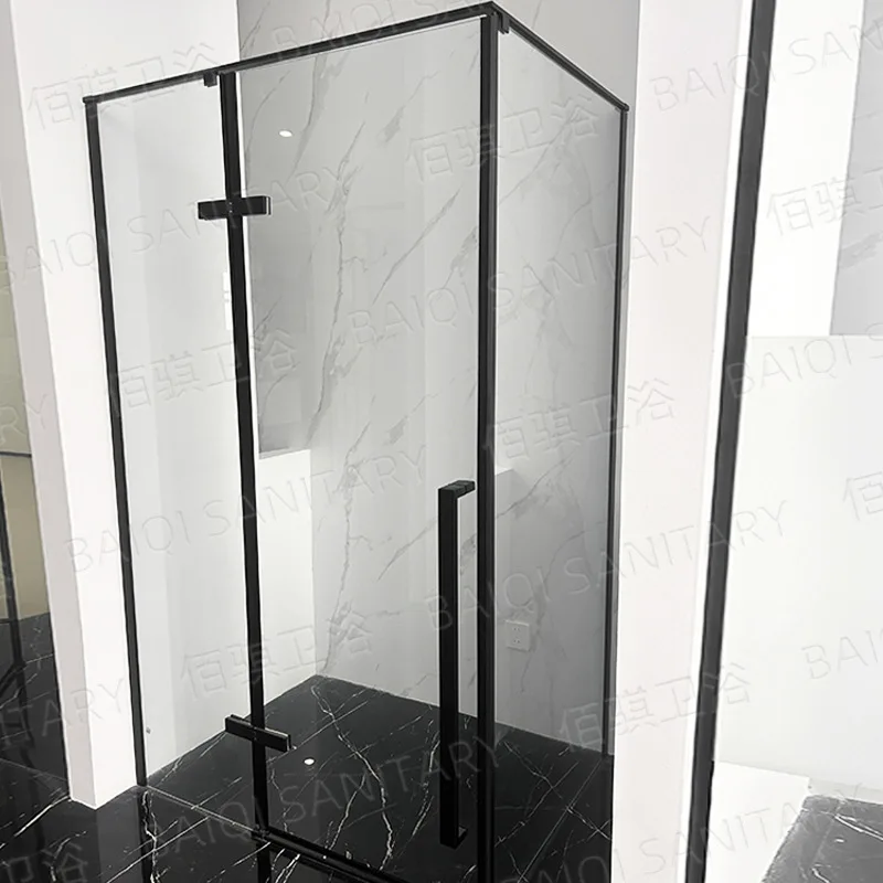 DSA simple shower room modern rectangular wet and dry separation hotel hotel homestay bathroom aluminum  glass door bathroom
