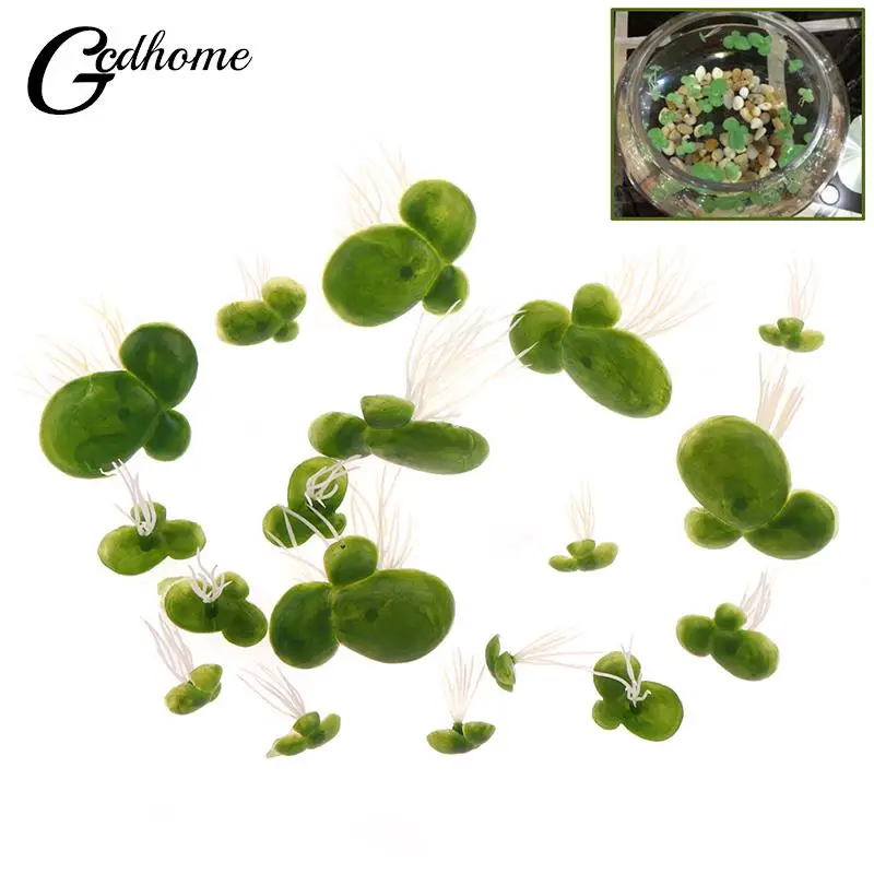 18 Pieces Artificial Floating Garden Decoration Water Floating Duckwees With Vivid Details For Pond Decor 3 Sizes Leaves