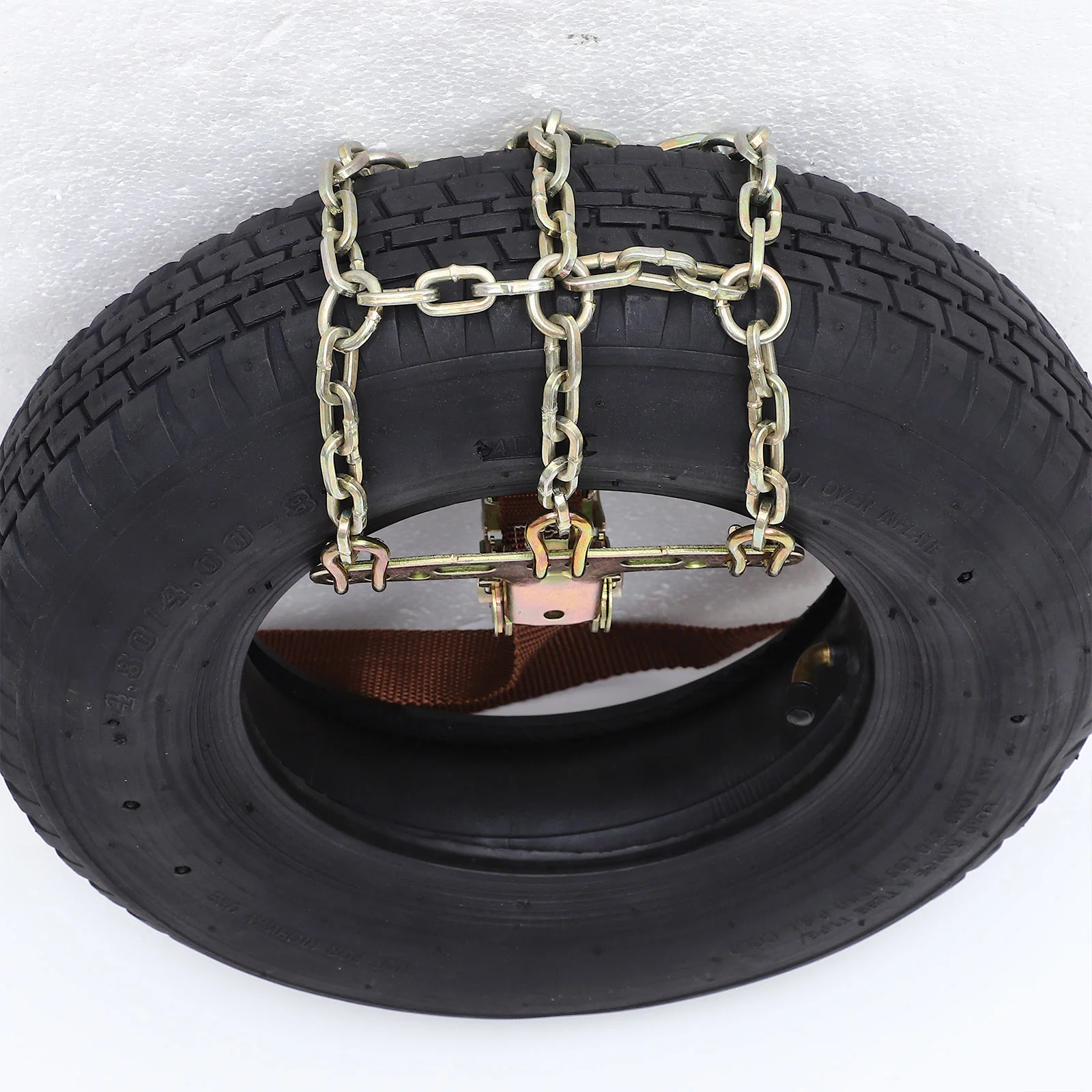 2pcs Tire Anti-skid Chains Wheel Chain Snow Mud Sand Road Skid-resistant Chains