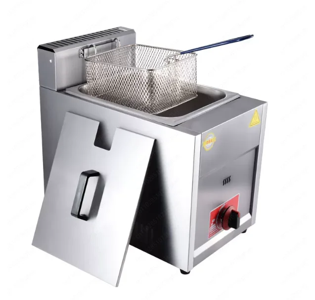 Gas Fryer – Commercial Single & Double Cylinder French Fry & Potato Tower Fryer for Chicken Chops & Fritters