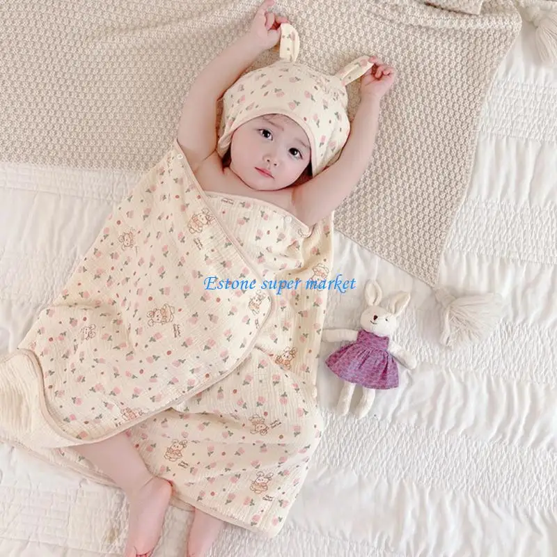 

090b младенца малышей в ванную комнату мягкое полотенце для ванн впитываемое хлопковое капюшон.