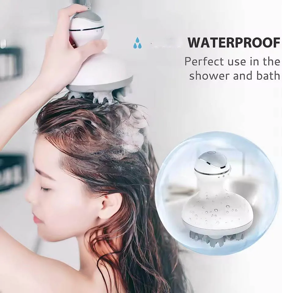 

Electric Handheld Portable Head Scratcher Massager Cordless Hair Scalp Massager For Hair Growth, Deep Clean And Stress Relax