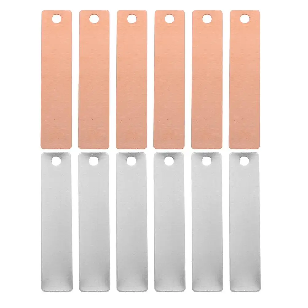 

Copper Zinc Electrode Sheets 10 Pcs Lightweight Compact Fruit Experiment Supplies Teaching Materials DIY Science Study