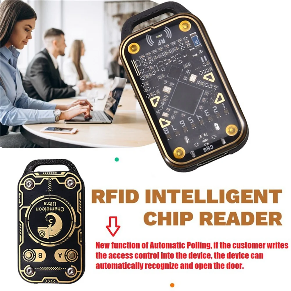 

Эмулятор смарт-карт Chameleon Ultra RFID + 5XUID-брелок для чтения смарт-чипов NFC Дубликатор 125K 13,56 МГц ID IC Card Decode