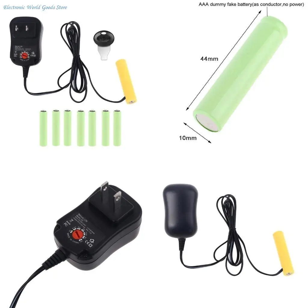 A3PD US Power AAA Battery Cable Can Replace 2AAA to 8AAA Battery for LED