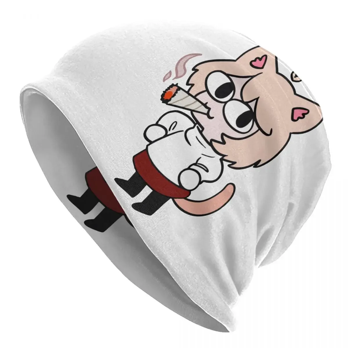 Neco Arc Funny Neko Memes Bonnet Hat Hip Hop Outdoor Skullies Beanies Hat Unisex Knitting Hats Warm Multifunction Cap